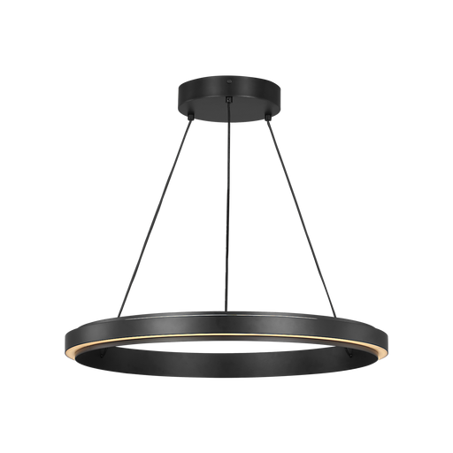 Generation Lighting Aro 24 Inch LED Chandelier Midnight Black (GLC1891MBK)