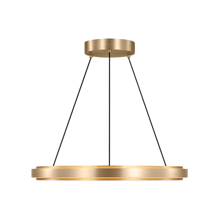 Generation Lighting Aro 24 Inch LED Chandelier Satin Brass (GLC1891SB)