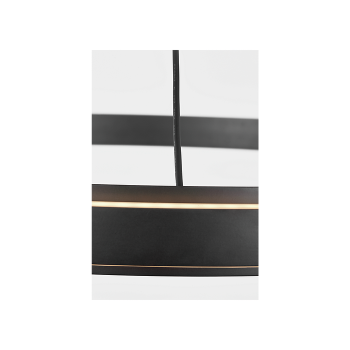 Generation Lighting Aro 36 Inch LED Chandelier Midnight Black (GLC1901MBK)