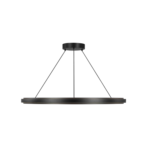 Generation Lighting Aro 36 Inch LED Chandelier Midnight Black (GLC1901MBK)