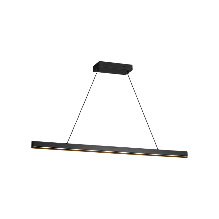 Generation Lighting Aro 48 Linear Chandelier Midnight Black (GLC1911MBK)