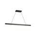 Generation Lighting Aro 48 Linear Chandelier Midnight Black (GLC1911MBK)