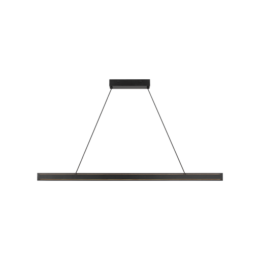 Generation Lighting Aro 48 Linear Chandelier Midnight Black (GLC1911MBK)