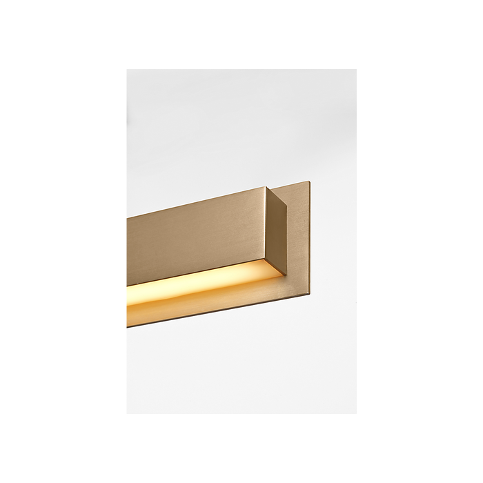 Generation Lighting Aro 48 Linear Chandelier Satin Brass (GLC1911SB)