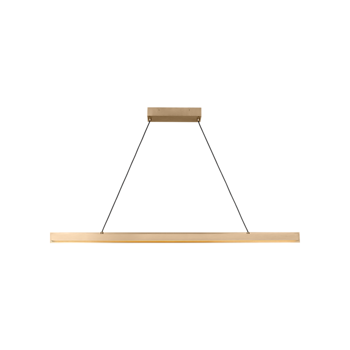 Generation Lighting Aro 48 Linear Chandelier Satin Brass (GLC1911SB)