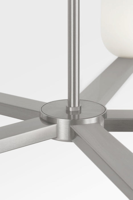 Generation Lighting Neblina Five-Light Chandelier Brushed Nickel Bulb[s] Not Included (GLC1935BN)