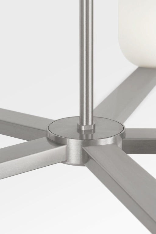 Generation Lighting Neblina Five-Light Chandelier Brushed Nickel Bulb[s] Not Included (GLC1935BN)