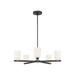 Generation Lighting Neblina Five-Light Chandelier Midnight Black Bulb[s] Not Included (GLC1935MBK)