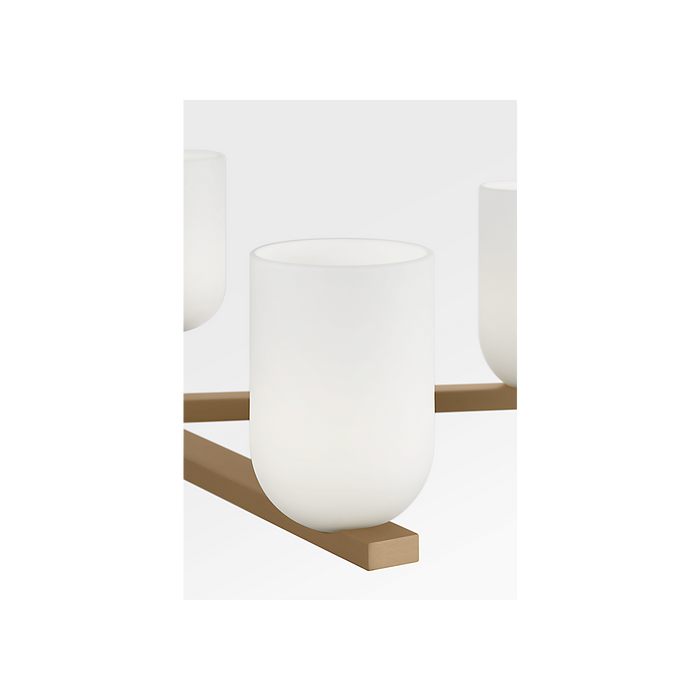 Generation Lighting Neblina Five-Light Chandelier Satin Brass Bulb[s] Not Included (GLC1935SB)