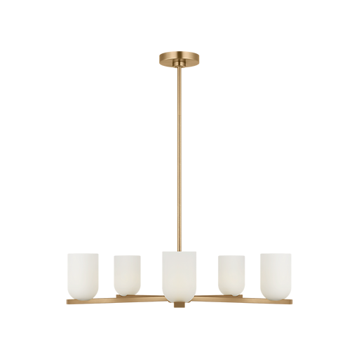 Generation Lighting Neblina Five-Light Chandelier Satin Brass Bulb[s] Included (GLC1935SBE)