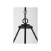 Generation Lighting Mirla Six-Light Chandelier Midnight Black Bulb[s] Not Included (GLC2016MBK)
