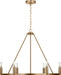 Generation Lighting Mirla Six-Light Chandelier Satin Brass Bulb[s] Not Included (GLC2016SB)