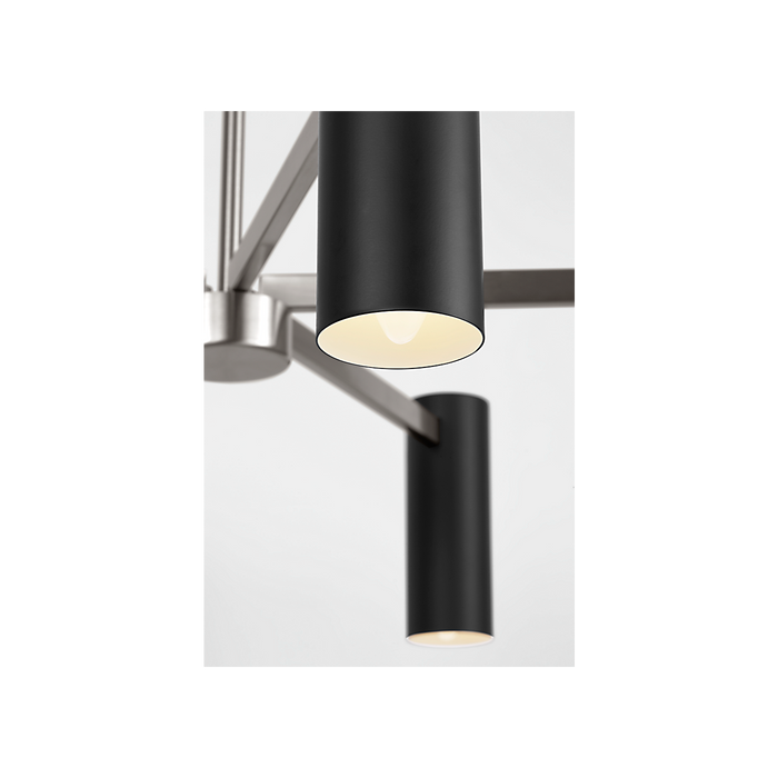 Generation Lighting Zentro Five-Light Chandelier Brushed Nickel Bulb[s] Included (GLC2055BNE)