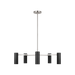 Generation Lighting Zentro Five-Light Chandelier Brushed Nickel Bulb[s] Not Included (GLC2055BN)