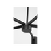 Generation Lighting Zentro Five-Light Chandelier Midnight Black Bulb[s] Included (GLC2055MBKE)