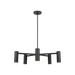 Generation Lighting Zentro Five-Light Chandelier Midnight Black Bulb[s] Not Included (GLC2055MBK)