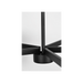 Generation Lighting Zentro Eight-Light Chandelier Midnight Black Bulb[s] Not Included (GLC2068MBK)