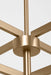 Generation Lighting Zentro Eight-Light Chandelier Satin Brass Bulb[s] Not Included (GLC2068SB)
