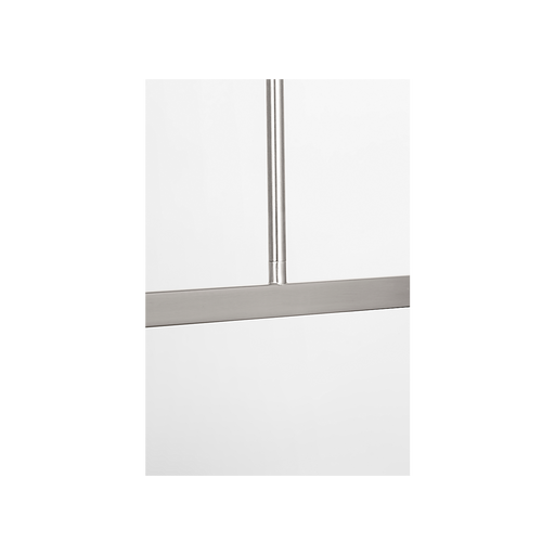 Generation Lighting Zentro Four-Light Linear Chandelier Brushed Nickel Bulb[s] Included (GLC2074BNE)