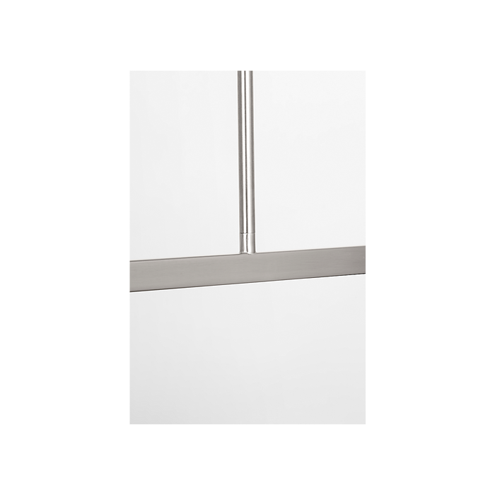 Generation Lighting Zentro Four-Light Linear Chandelier Brushed Nickel Bulb[s] Not Included (GLC2074BN)