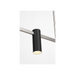 Generation Lighting Zentro Four-Light Linear Chandelier Brushed Nickel Bulb[s] Not Included (GLC2074BN)