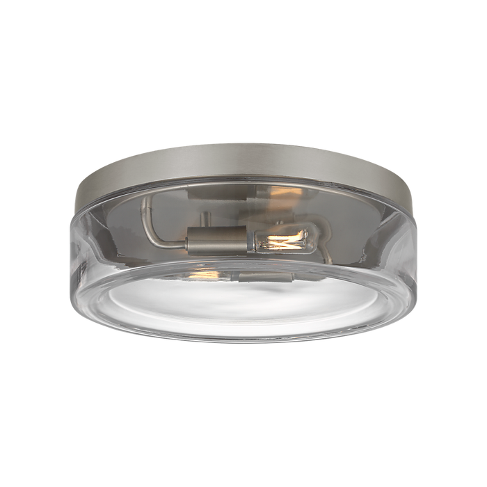 Generation Lighting Rhett 12 Inch Flush Mount Brushed Nickel Bulb[s] Not Included (GLF1722BN)