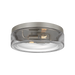 Generation Lighting Rhett 12 Inch Flush Mount Brushed Nickel Bulb[s] Not Included (GLF1722BN)