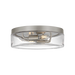 Generation Lighting Rhett 12 Inch Flush Mount Brushed Nickel Bulb[s] Not Included (GLF1722BN)