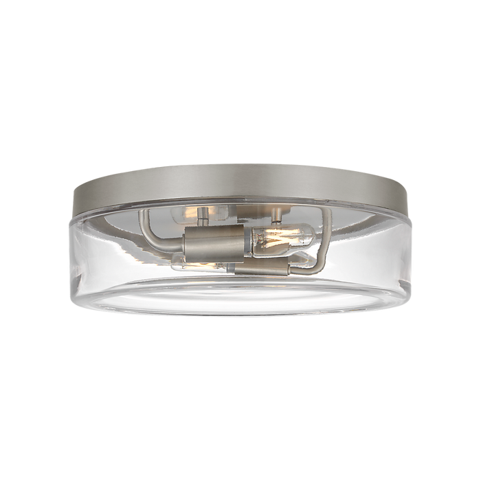 Generation Lighting Rhett 12 Inch Flush Mount Brushed Nickel Bulb[s] Included (GLF1722BNE)