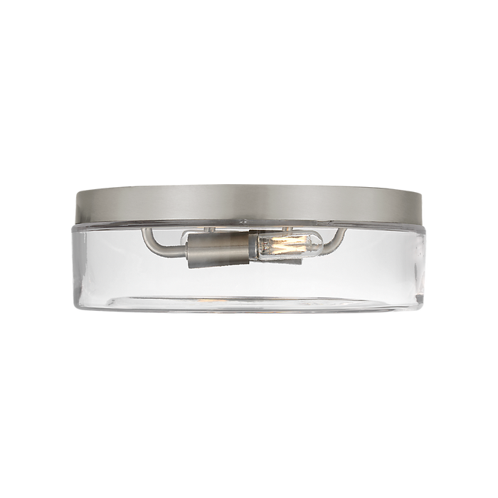 Generation Lighting Rhett 12 Inch Flush Mount Brushed Nickel Bulb[s] Included (GLF1722BNE)
