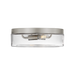 Generation Lighting Rhett 12 Inch Flush Mount Brushed Nickel Bulb[s] Included (GLF1722BNE)