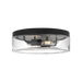 Generation Lighting Rhett 12 Inch Flush Mount Midnight Black Bulb[s] Included (GLF1722MBKE)