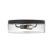 Generation Lighting Rhett 12 Inch Flush Mount Midnight Black Bulb[s] Not Included (GLF1722MBK)