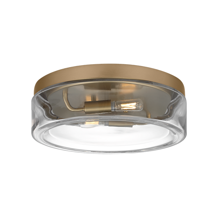 Generation Lighting Rhett 12 Inch Flush Mount Satin Brass Bulb[s] Not Included (GLF1722SB)