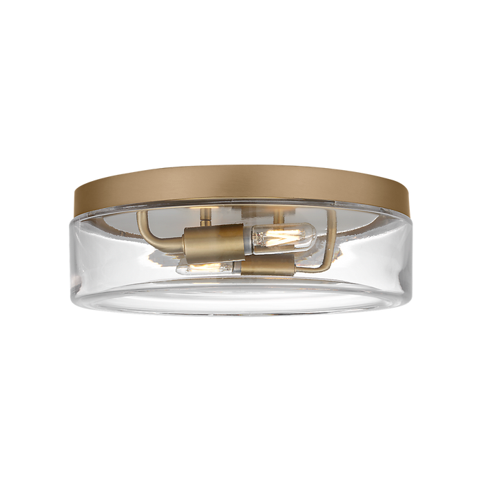 Generation Lighting Rhett 12 Inch Flush Mount Satin Brass Bulb[s] Included (GLF1722SBE)