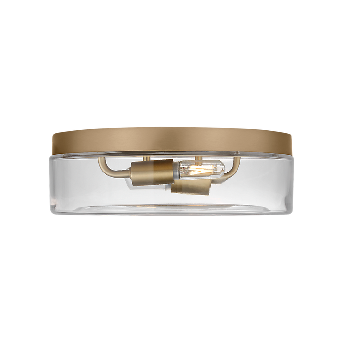 Generation Lighting Rhett 12 Inch Flush Mount Satin Brass Bulb[s] Included (GLF1722SBE)