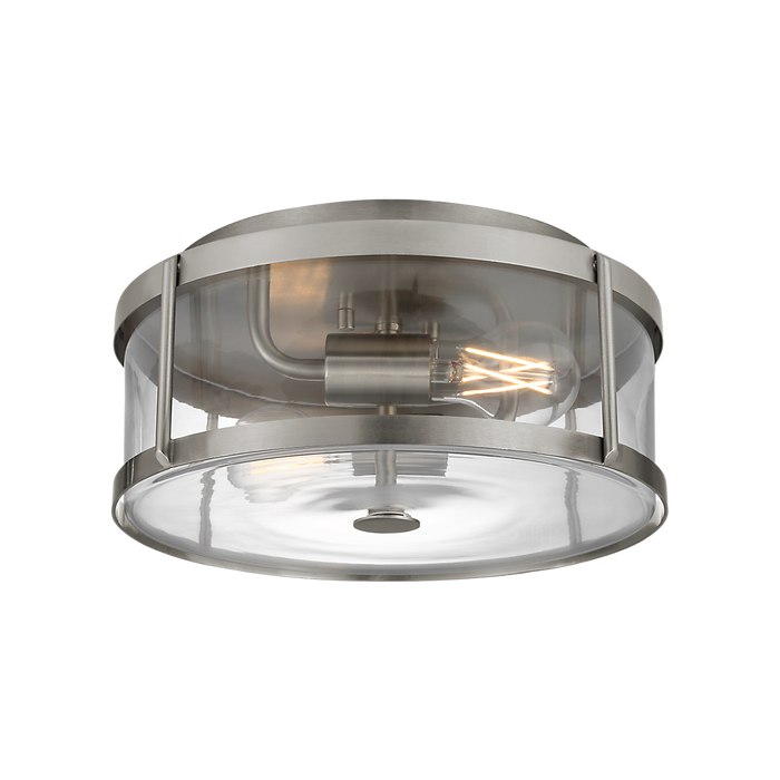 Generation Lighting Lumra 13 Inch Flush Mount Brushed Nickel Bulb[s] Not Included (GLF1732BN)