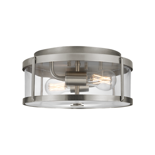 Generation Lighting Lumra 13 Inch Flush Mount Brushed Nickel Bulb[s] Included (GLF1732BNE)