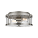 Generation Lighting Lumra 13 Inch Flush Mount Brushed Nickel Bulb[s] Not Included (GLF1732BN)
