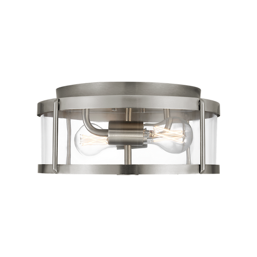 Generation Lighting Lumra 13 Inch Flush Mount Brushed Nickel Bulb[s] Not Included (GLF1732BN)