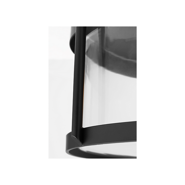 Generation Lighting Lumra 13 Inch Flush Mount Midnight Black Bulb[s] Not Included (GLF1732MBK)