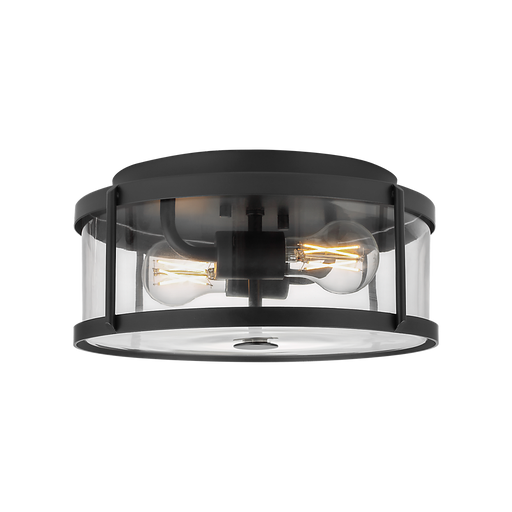 Generation Lighting Lumra 13 Inch Flush Mount Midnight Black Bulb[s] Not Included (GLF1732MBK)