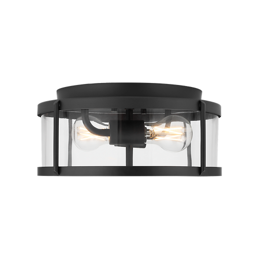 Generation Lighting Lumra 13 Inch Flush Mount Midnight Black Bulb[s] Included (GLF1732MBKE)