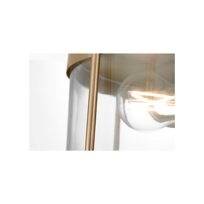 Generation Lighting Lumra 13 Inch Flush Mount Satin Brass Bulb[s] Included (GLF1732SBE)