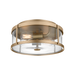 Generation Lighting Lumra 13 Inch Flush Mount Satin Brass Bulb[s] Included (GLF1732SBE)
