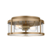 Generation Lighting Lumra 13 Inch Flush Mount Satin Brass Bulb[s] Not Included (GLF1732SB)