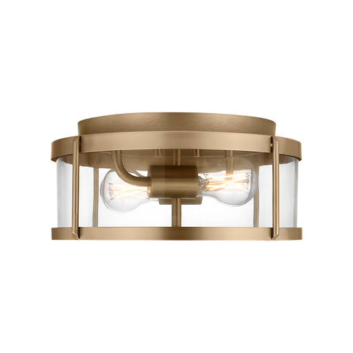 Generation Lighting Lumra 13 Inch Flush Mount Satin Brass Bulb[s] Included (GLF1732SBE)