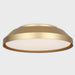 Generation Lighting Nevado 12 Inch LED Flush Mount Satin Brass (GLF1981MSB)