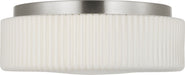 Generation Lighting Axira Two-Light Flush Mount Brushed Nickel Bulb[s] Not Included (GLF1992BN)