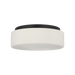 Generation Lighting Axira Two-Light Flush Mount Midnight Black Bulb[s] Included (GLF1992MBKE)